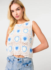 Heart Crochet Top
