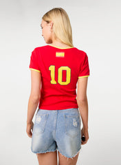 Espana Embellished Football T-Shirt