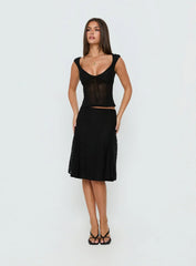 Quani Lace Top Black