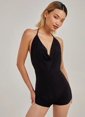 Cowl Neck Playsuit