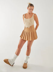 Square Neck Corset Top