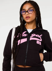 Angel Slogan Hoodie