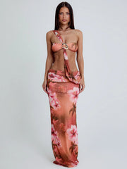 SEREIA MAXI DRESS KINSEA PEACH