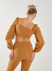 Bubble Long Sleeve Top