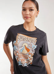 Sunshine Acid Wash Tee