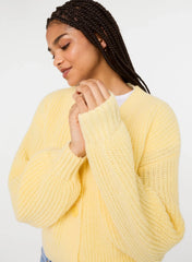 Cropped Button Cardigan
