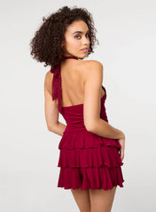 Lace Ruffle Playsuit