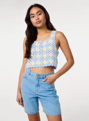 Daisy Crochet Crop Top