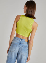 Oakland Ribbed Cropped Vest