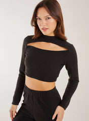 Soft Brushed Letterbox Long Sleeve Top