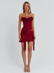 EVELANE TOP RED