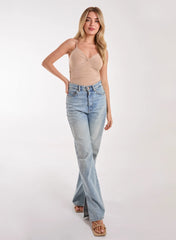 Slinky Twist Front Bodysuit