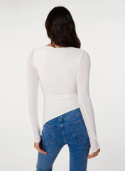 Long Sleeve Asymmetric Top