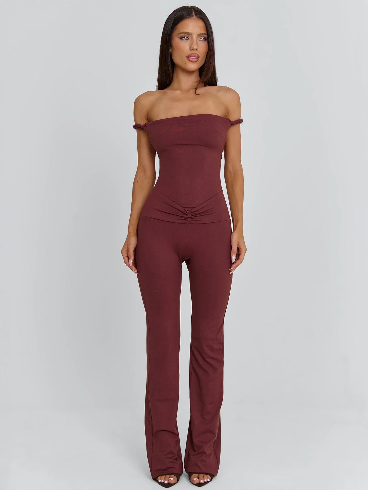 POSEY JUMPSUIT DARK MAUVE
