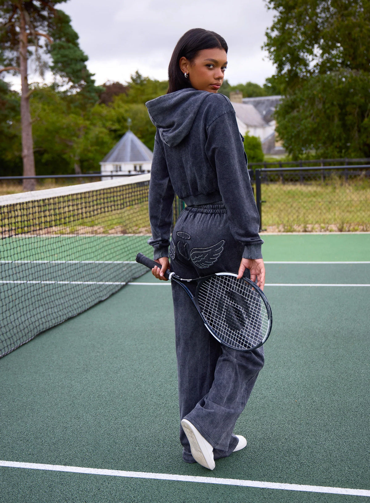 Halo Diamante Wide Leg Joggers