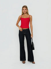 Elanah Structured Cami Top Red