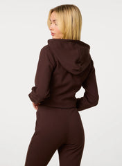 Zip Up Cropped Hoodie