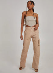 Cargo Lace Up Corset Top