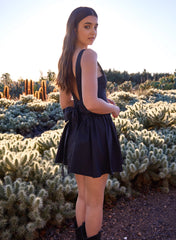 Bow Back Mini Dress