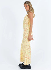 Nellie Maxi Dress Yellow / Red Floral
