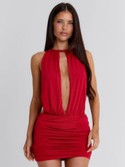 LECIA MINI DRESS RED
