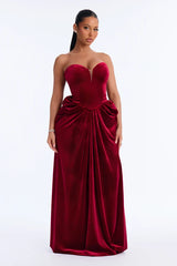 Love The Spotlight Velvet Gown