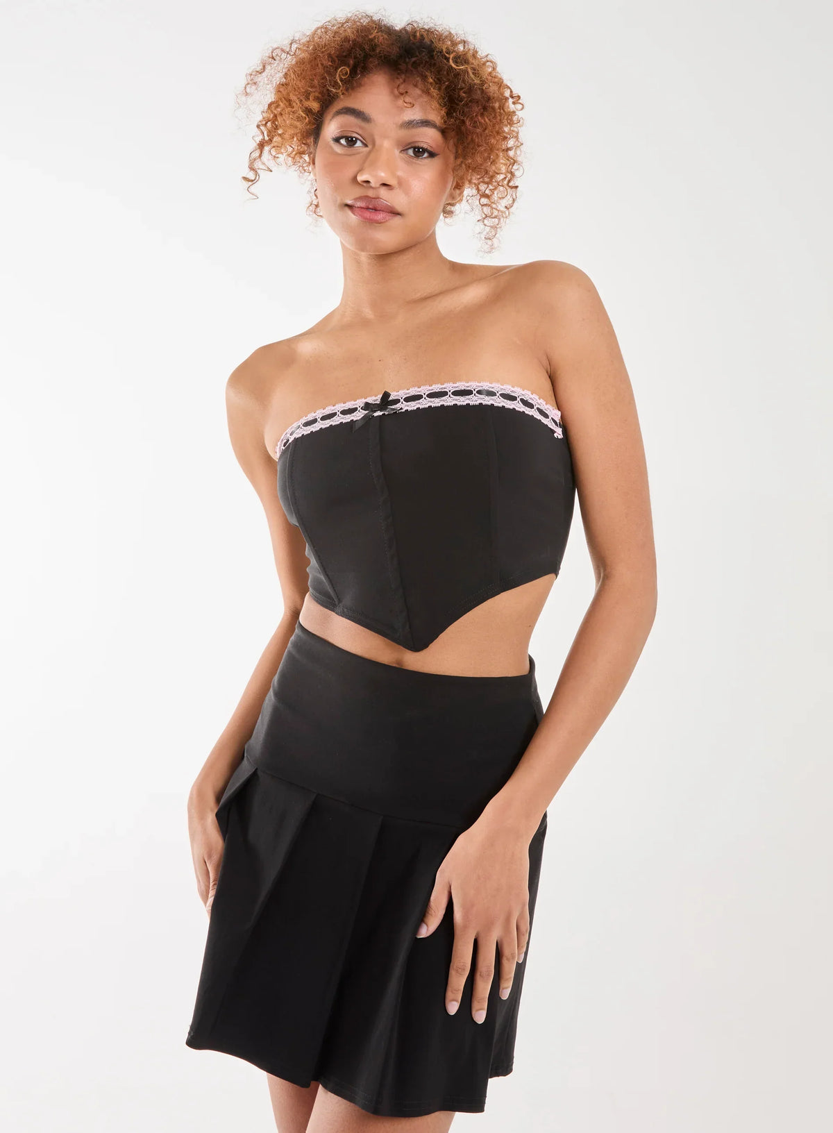 Bow Detail Corset Top