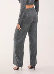Glitter High Waisted Trousers
