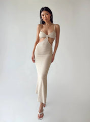 Shanni Maxi Dress Beige