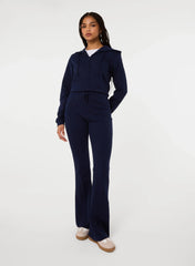 Pin Tuck Jersey Flares