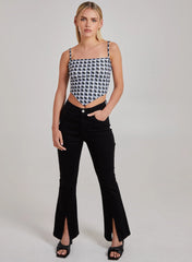Geometric Print Cami Top