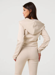 Zip Up Cropped Hoodie