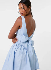 Bow Back Mini Dress