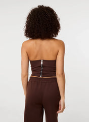 Bustier Jersey Zip Back