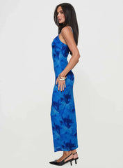 Hathaway Maxi Dress Blue Floral