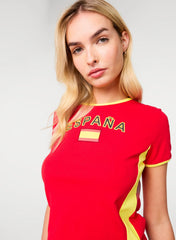 Espana Embellished Football T-Shirt
