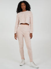 Pink Vanilla Long Sleeve Cropped Jumper