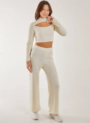Soft Brushed Letterbox Long Sleeve Top