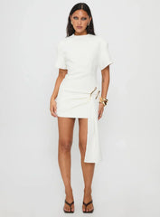 Martini Mini Dress Porcelain