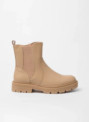 Elastic Side Ankle Boots