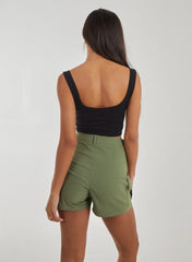 Square Neck Corset Top