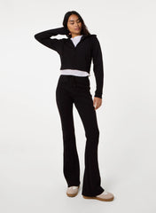 Zip Up Cropped Hoodie