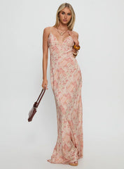 Magnolias Splice Maxi Dress Vintage Multi