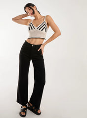 Contrast Crochet Bralette