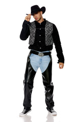 Wild West Cowboy 4 Piece Costume Set