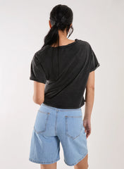 Fierce Graphic Distressed Washed Tee