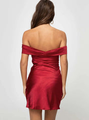 Sadee Mini Dress Red Tall