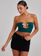 Diamante Detail Boob Tube
