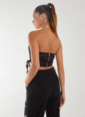 Lace Up Corset Top