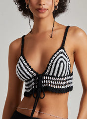 Crochet Tie Neck Bralette